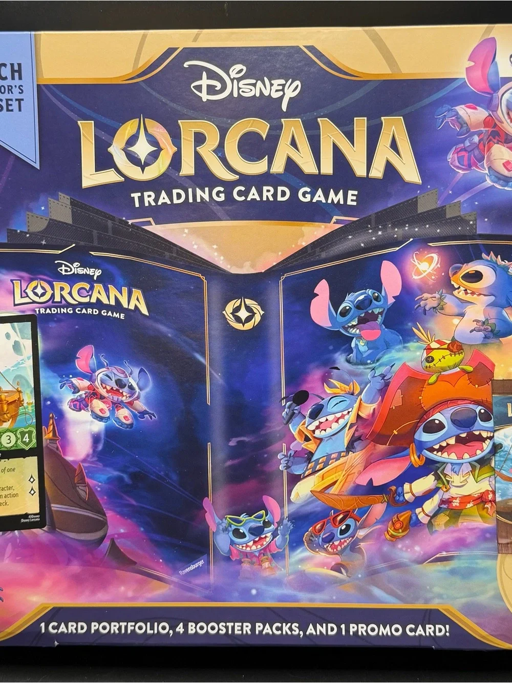 Disney Lorcana Starter Box with Blue and Purple Artwork